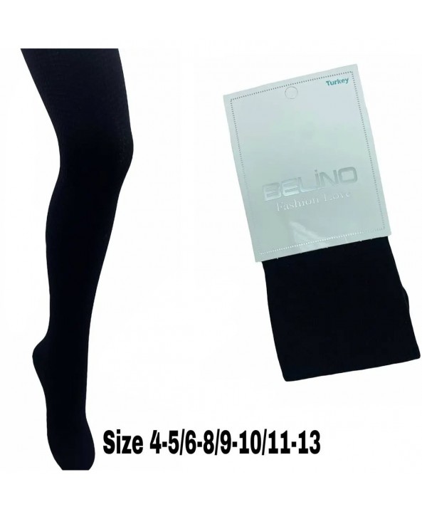 Belino 40 Den детски чорапогащник гладък 4004 черен